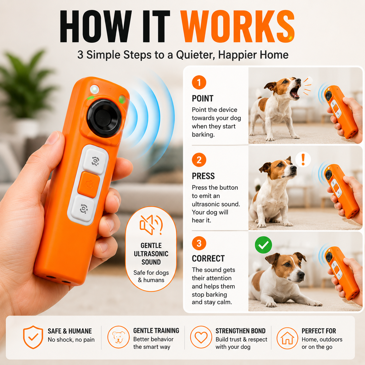 Ultrasonic Anti-Bark Device